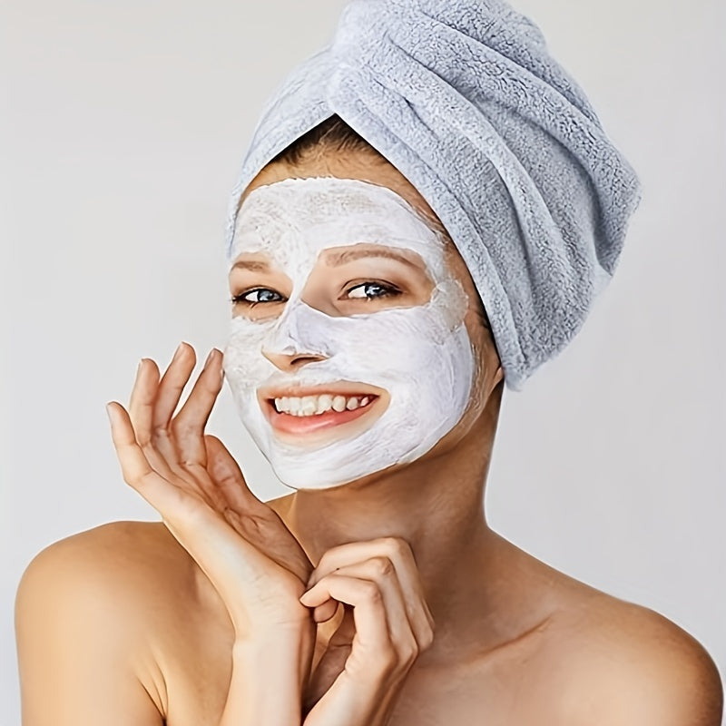 Serviette à cheveux en microfibre – séchage rapide, super absorbante et douce, bonnet turban pratique pour tous types de cheveux