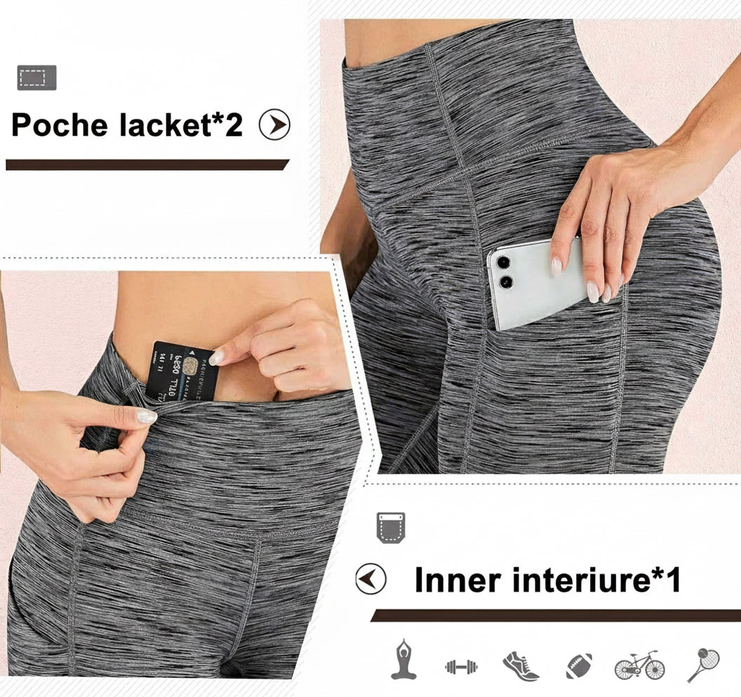 Yoga Shorts for Women with Pockets 8"/5" Biker Shorts for Women High Waisted Workout Shorts Compression Running Shorts