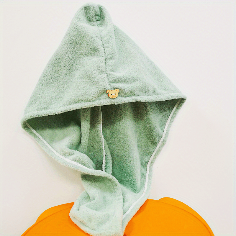Serviette à cheveux en microfibre – séchage rapide, super absorbante et douce, bonnet turban pratique pour tous types de cheveux