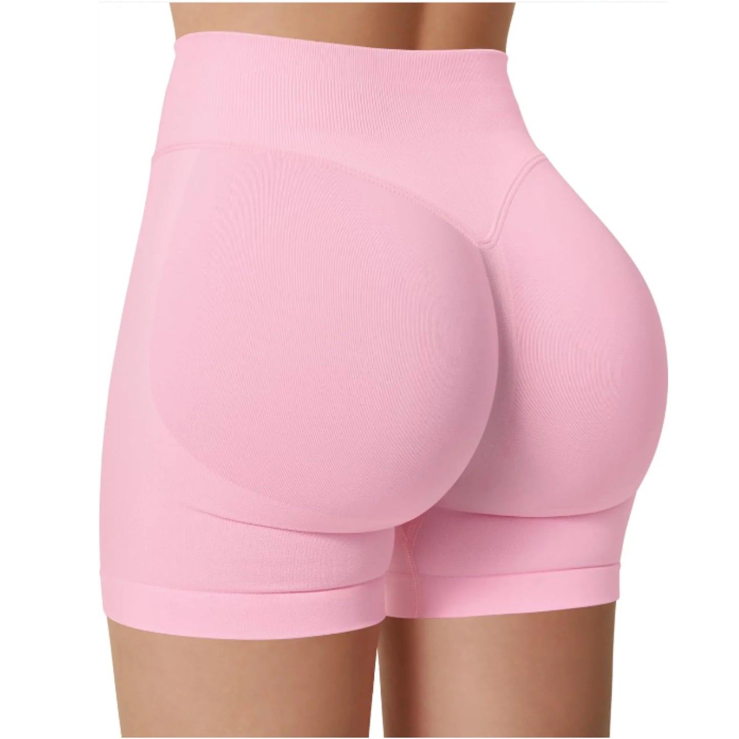 Short de sport femme taille haute – short yoga d’été, sexy & confortable, parfait pour fitness, running et tenue activewear