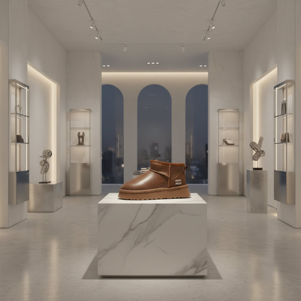 Zoom sur la semelle antidérapante des bottes d’hiver femme, adhérence renforcée.brun